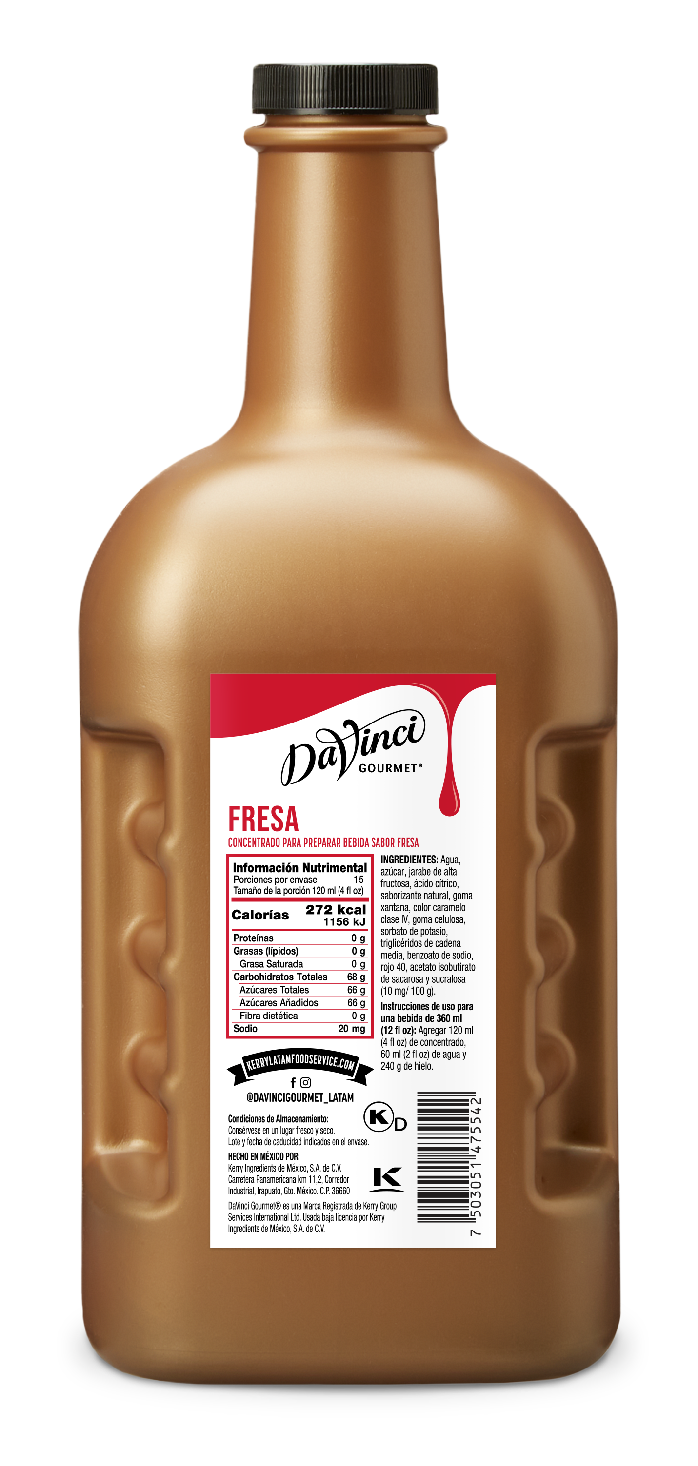 Coctails Mixers fresa